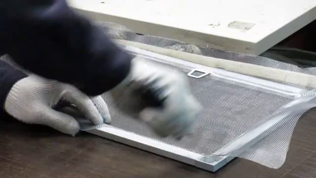 делаем москитную сетку с алюминиевым полотном смотреть онлайн