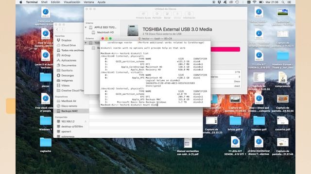 Montar disco en MAC desde Terminal смотреть онлайн