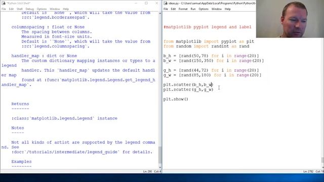 Python Basics Matplotlib Legends and Labels смотреть онлайн