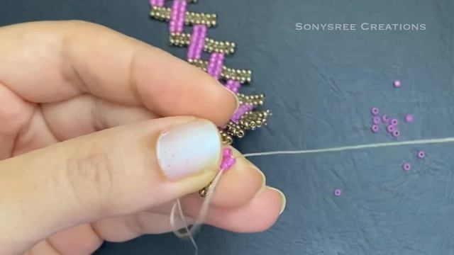 Basket Weave Beaded Bracelet || How to make Beaded Bracelet смотреть онлайн