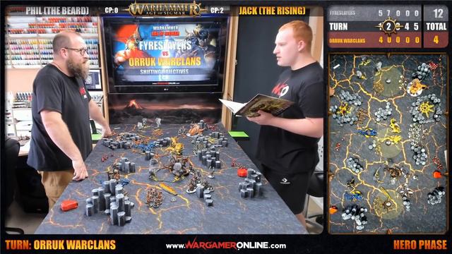 BATREP: Fyreslayers vs Orruk Warclans, Generals Handbook 2020, AOS Batrep смотреть онлайн