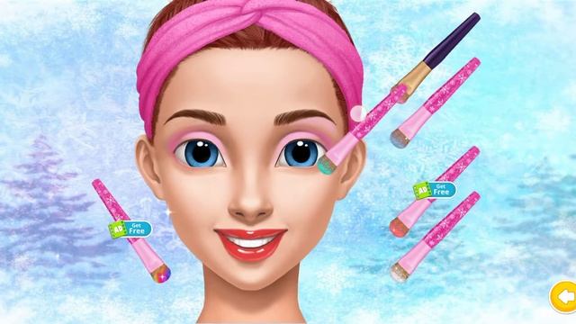 Girls makeup games - Princess Salon Makeup Game смотреть онлайн