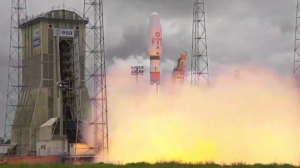 Российская ракета стартовала с европейского космодрома