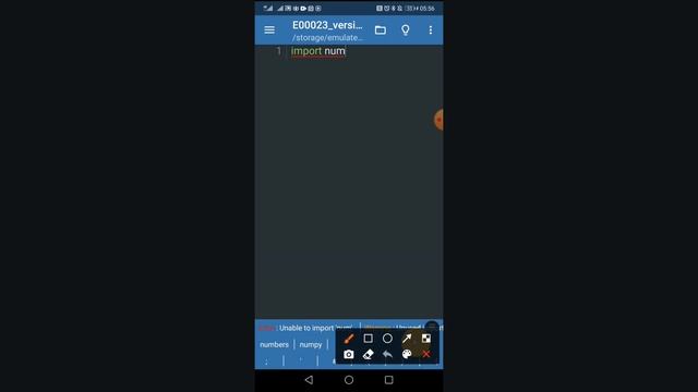 Python ? en Android: 23 Obtener Versión de NumPy sobre Pydroid 3 смотреть онлайн