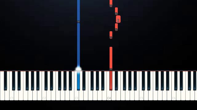 Darkest Desire - Dawko (Fnaf Song)(SLOW EASY PIANO TUTORIAL) смотреть онлайн