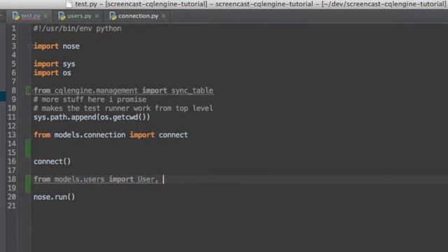 Introduction to cqlengine смотреть онлайн