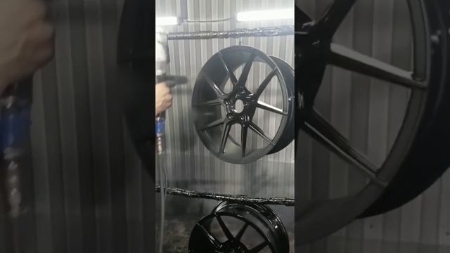 Полимерное покрытие порошковая покраска реставрация дисков чёрный супер глянец R20 +380503203266 смотреть онлайн