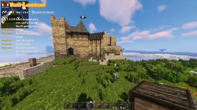 Lets build a minecraft castle!! Conquest reforged stream смотреть онлайн
