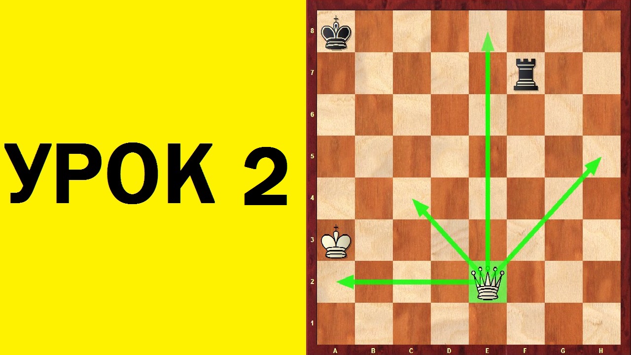 Шахматы для начинающих. Урок 2. Школа шахмат d4-d5. смотреть онлайн