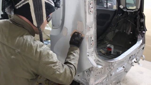 Nissan Cube Z12 - Bodywork/panel Prep. Episode 8