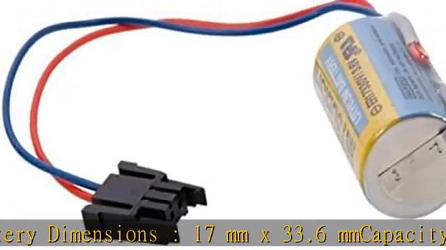 Mitsubishi A6BAT ER17330V 3.6V 2000mAh Lithium Industrial Battery w/Plug смотреть онлайн