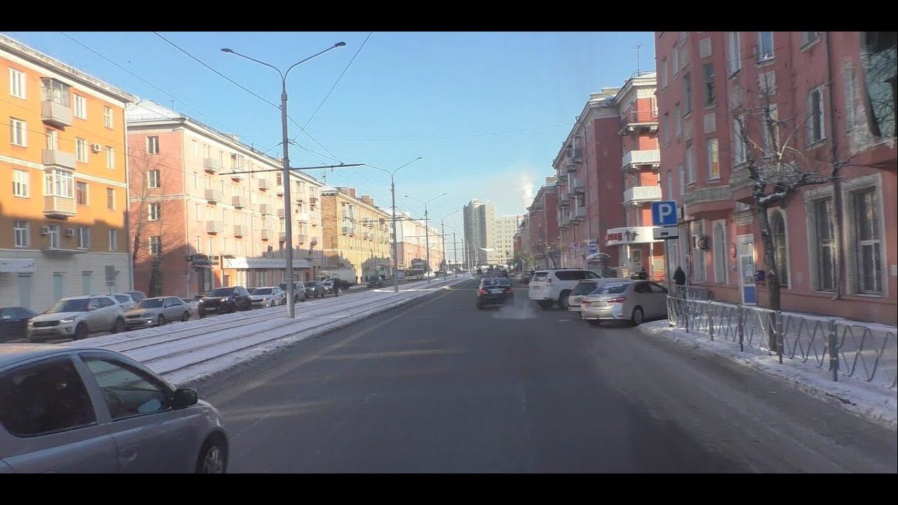 г.Красноярск Проспект им Газеты Красноярский Рабочий 04.02.22г. Автор видео Елена Цыганова смотреть онлайн