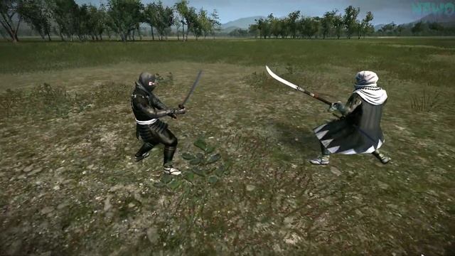 Kisho Ninja VS Chosokabe Naginata Monk - Duel - Total War: Shogun 2 смотреть онлайн