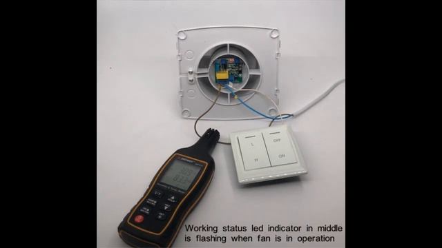 How To Adjust LAVFILL Latest Bathroom Fan Humidity Sensor With LED Indicator