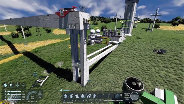 Rail Rider! Space Engineers Time Lapse Series: Space Elevator Again - EP13 смотреть онлайн