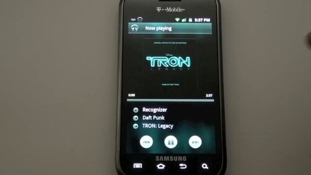 Android 3 Music Player hands-on demonstration смотреть онлайн