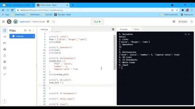 Episode 9: Review of Series || Learning Python Series in YouTube смотреть онлайн