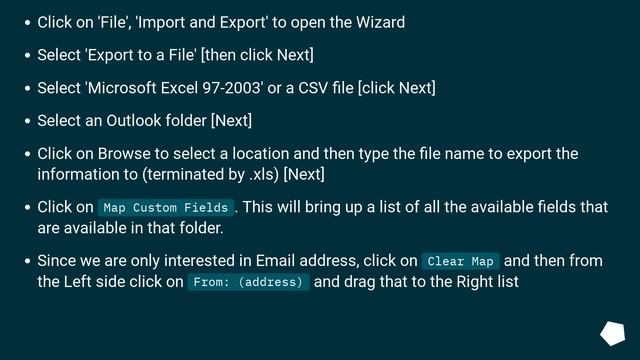 How can I export all email addresses I have sent to from Outlook or any other Email Client? смотреть онлайн