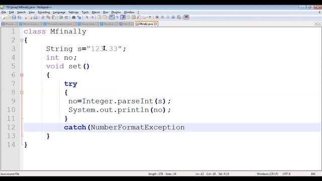 Exceptions Handling in Java (HINDI)| Exception Handling java |Finally block | NumberFormatException смотреть онлайн