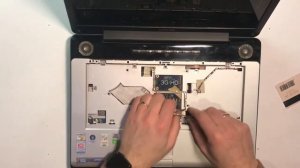 Разборка ноутбука Toshiba Satellite A210 для чистки