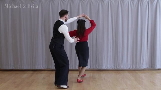 Learn how to dance the 6-count Tuck Turn - Lindy Hop swing dance moves смотреть онлайн