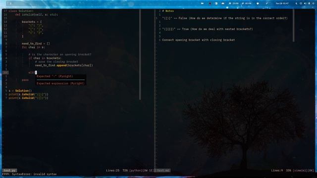 Valid Parentheses: Easy - Leet Code 20 (Python 3) смотреть онлайн