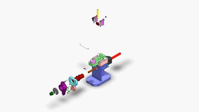 Разборка кондуктора в Solidworks