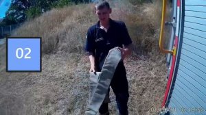 Установка пожарной колонки на гидрант