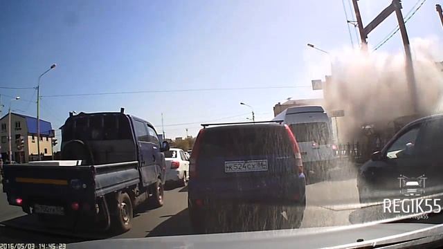 Крах на стройке, Омск (03.05.2016) смотреть онлайн