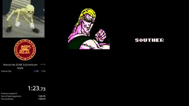 Hokuto No Ken 3: Shin-Seiki Sozo Seiken Retsuden (J) NES any% in 1:23.667 смотреть онлайн