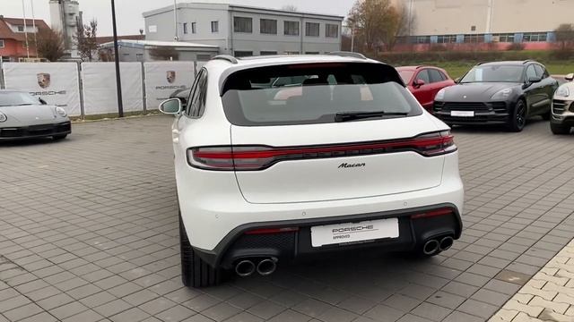 Porsche Macan, weiß, PDK, Porsche Active Suspension Management PASM, 75L Tank, Apple CarPlay, BOSE смотреть онлайн