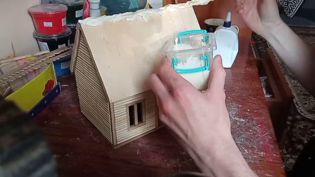 Как сделать новогодний домик под ёлку? Как сделать зимний домик? Домик сувенир своими руками. Часть смотреть онлайн