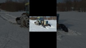 МТЗ-52. "Старичок" и штурм снежного поля.