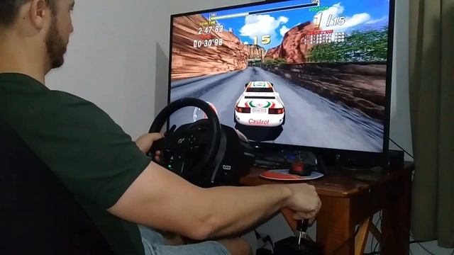 M2emulator - Sega Rally - All Tracks - Thrustmaster T300 - Force Feedback смотреть онлайн
