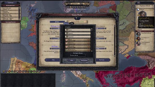 Crusader Kings 2 Tutorial: Starting a New Game смотреть онлайн