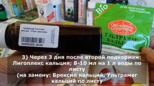 Схема ПОДКОРМКИ томатов с ДОЗИРОВКОЙ препаратов