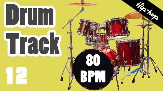 Drum Loop - 80 BPM - Hip Hop Beat - Visual Metronome смотреть онлайн