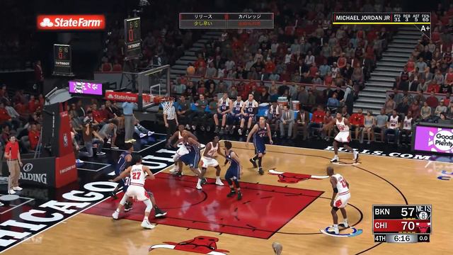 NBA 2k18 MY CAREER Michael Jordan Jr 37pts Vs Brooklyn Nets - Regular Season смотреть онлайн