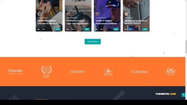 Nene - Education and Courses WordPress Theme e-learning udemy смотреть онлайн