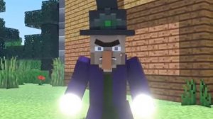 песня малиновый закат Minecraft анимация