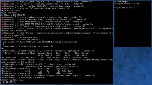 Arch Linux installation recording to kernel 5.4.7-arch1-1 (core) смотреть онлайн