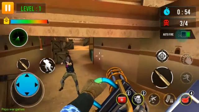 Real Commando Shooting Strike - Fps Shooting Games android gameplay #1 смотреть онлайн