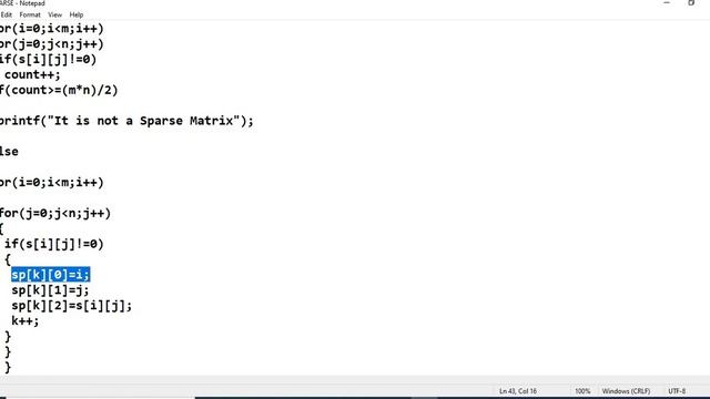 Triplet Representation Sparse Matrix смотреть онлайн