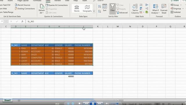 Class 7 - Excel data manipulation, sorting, filter, validation of data смотреть онлайн
