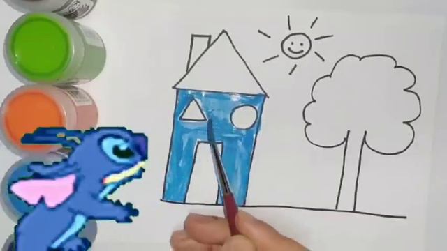 How to draw house for kids смотреть онлайн