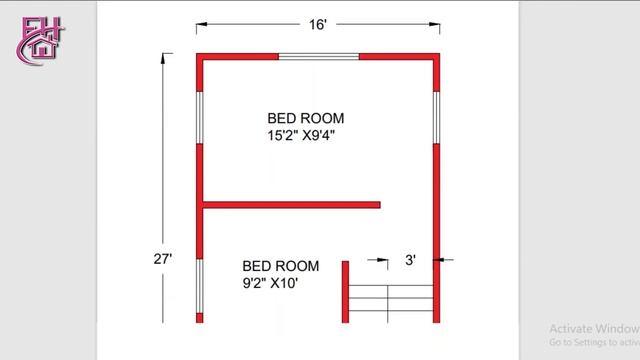 16x27 house design || 16x27 house plan ||432 sqft house plan ||ghar ka naksha смотреть онлайн