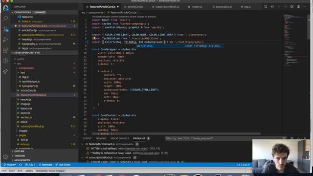 Creating developerHabits blog series PART 2.4 - Gatsby and ReactJS смотреть онлайн