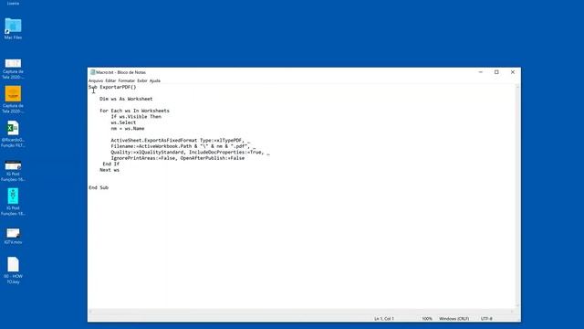 Exportar Cada Aba da Planilha Excel como PDF смотреть онлайн