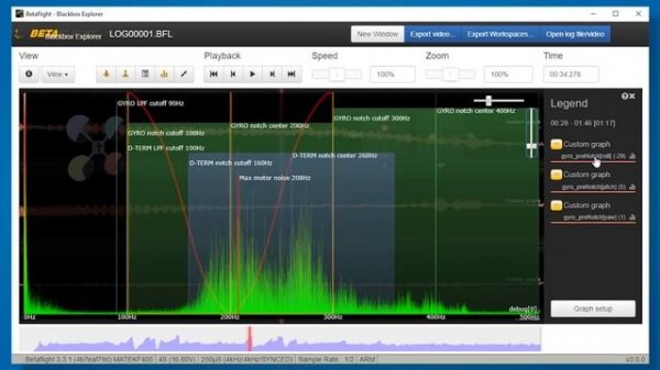 Продвинутый Betaflight - вибрации и фильтры (Notch, LPF)