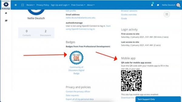 How to Get Moodle Mobile with QR Code